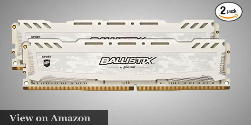 Ballistix Sport 8GB DDR4 RAM 2666 Pc Build undrr $1000