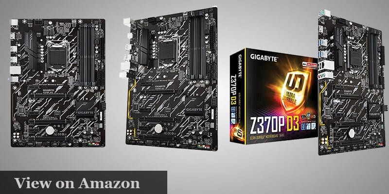 GIGABYTE Z370P D3 Motherboard Coffee lake Pc Build Under $1000