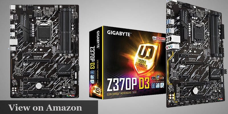 GIGABYTE Z370P D3 Motherboard Coffee lake Pc Build under $1000