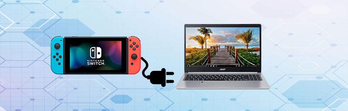 how to connect Nintendo Switch to laptop