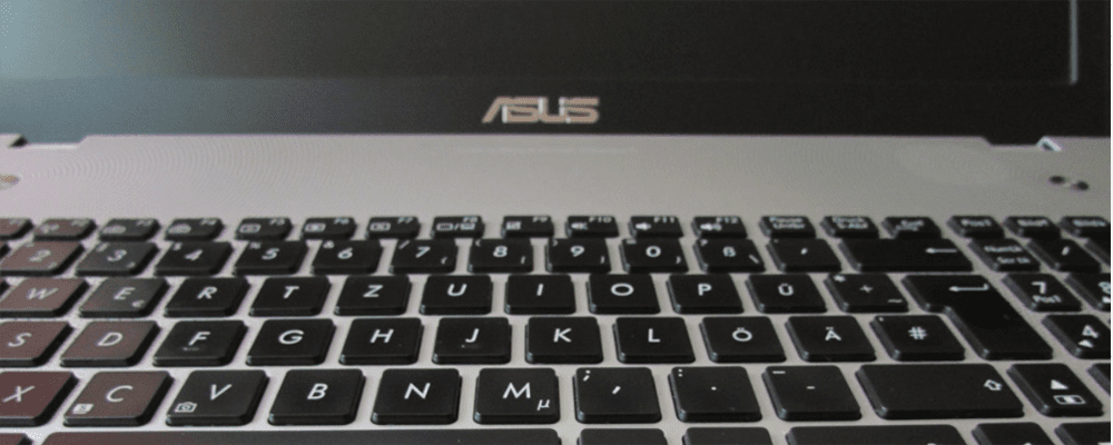 Asus laptop keyboard