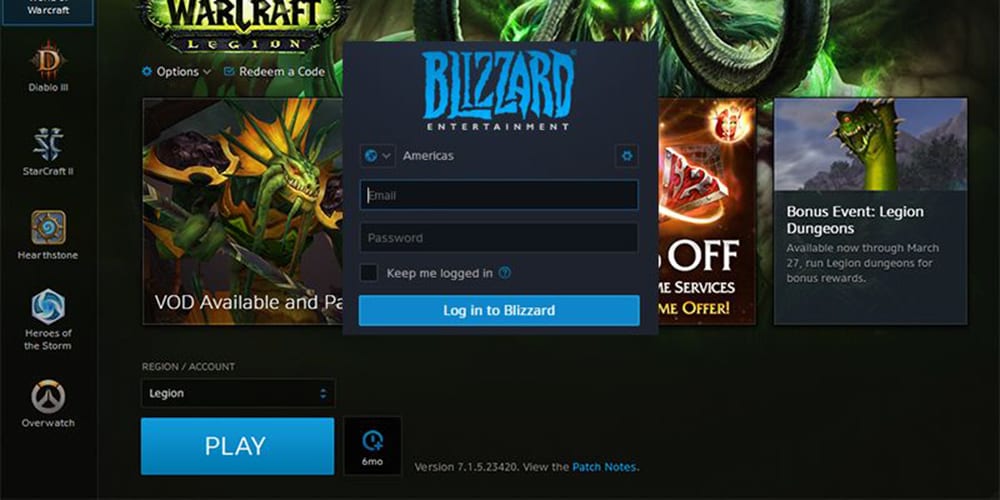 Blizzard games