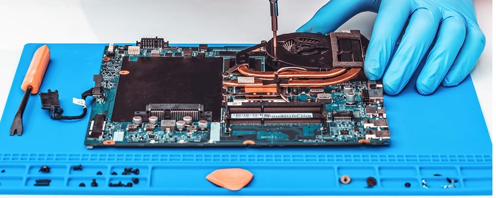 Repairing laptop